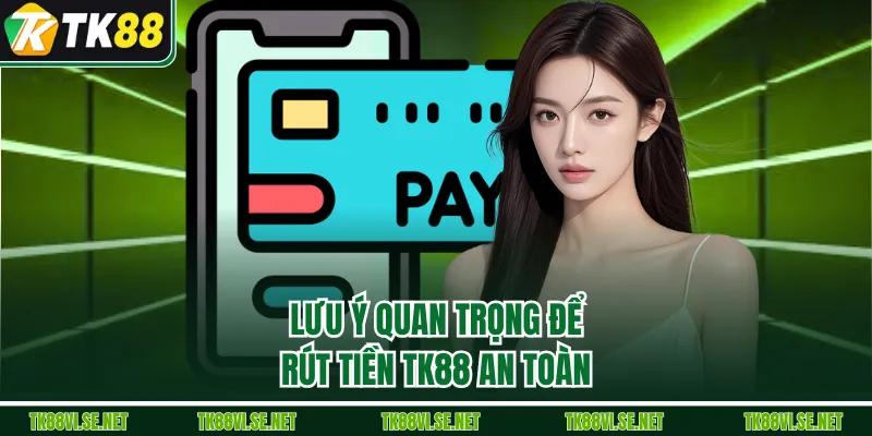 Lưu ý quan trọng để rút tiền TK88 an toàn
